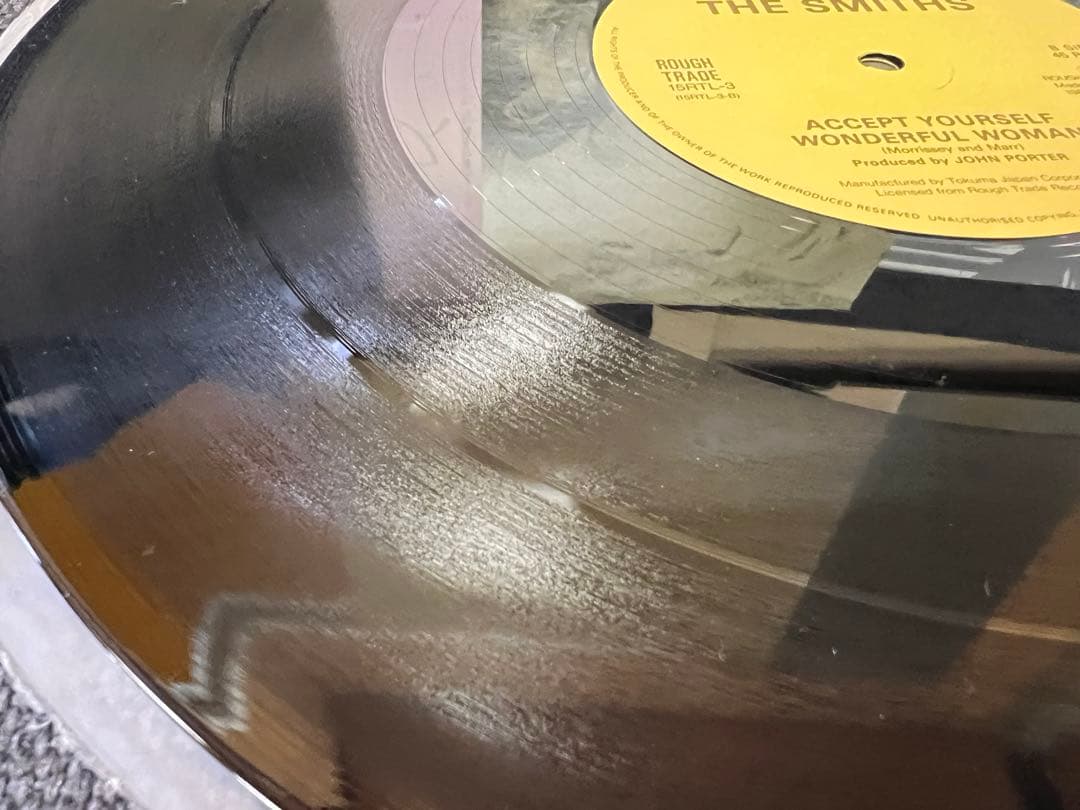 ザ・スミス ディスチャーミングマン LP洋楽レコード15RTL-3 帯付 美品