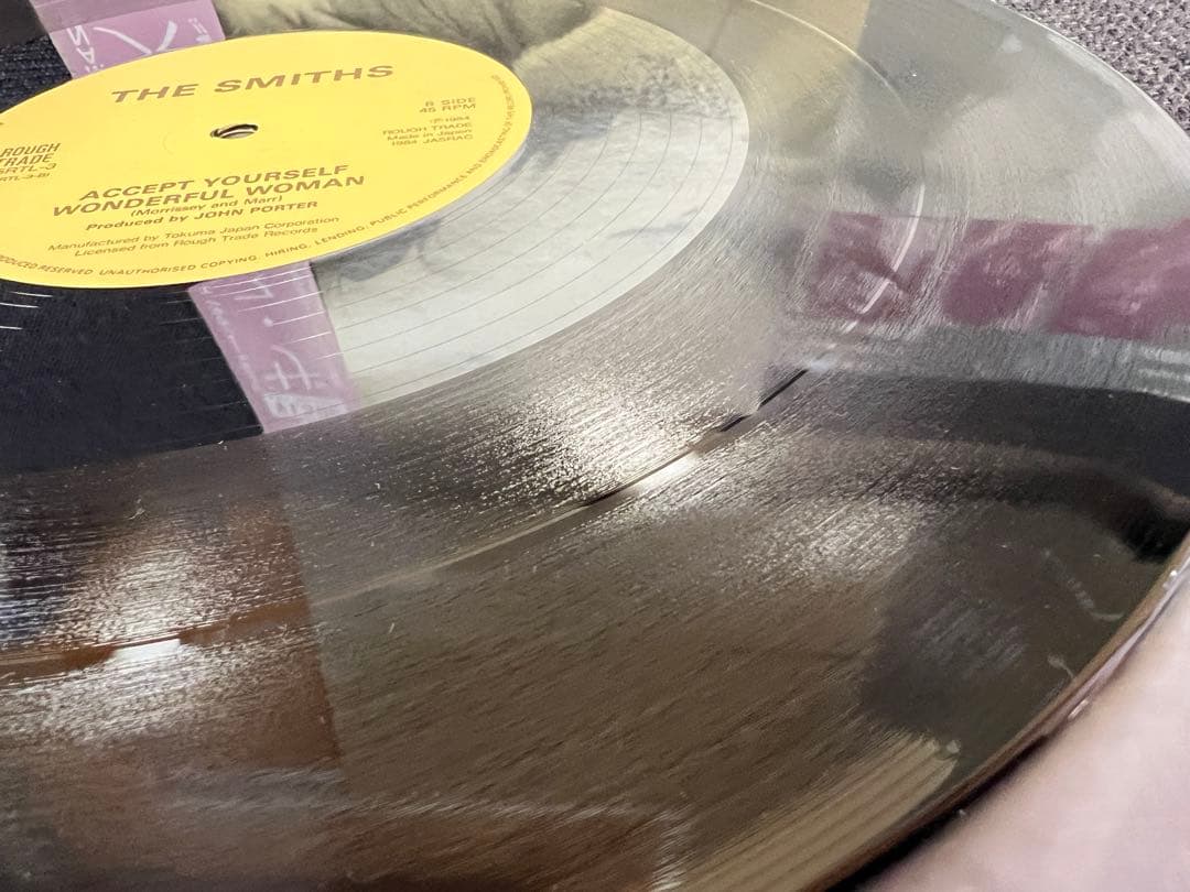 ザ・スミス ディスチャーミングマン LP洋楽レコード15RTL-3 帯付 美品