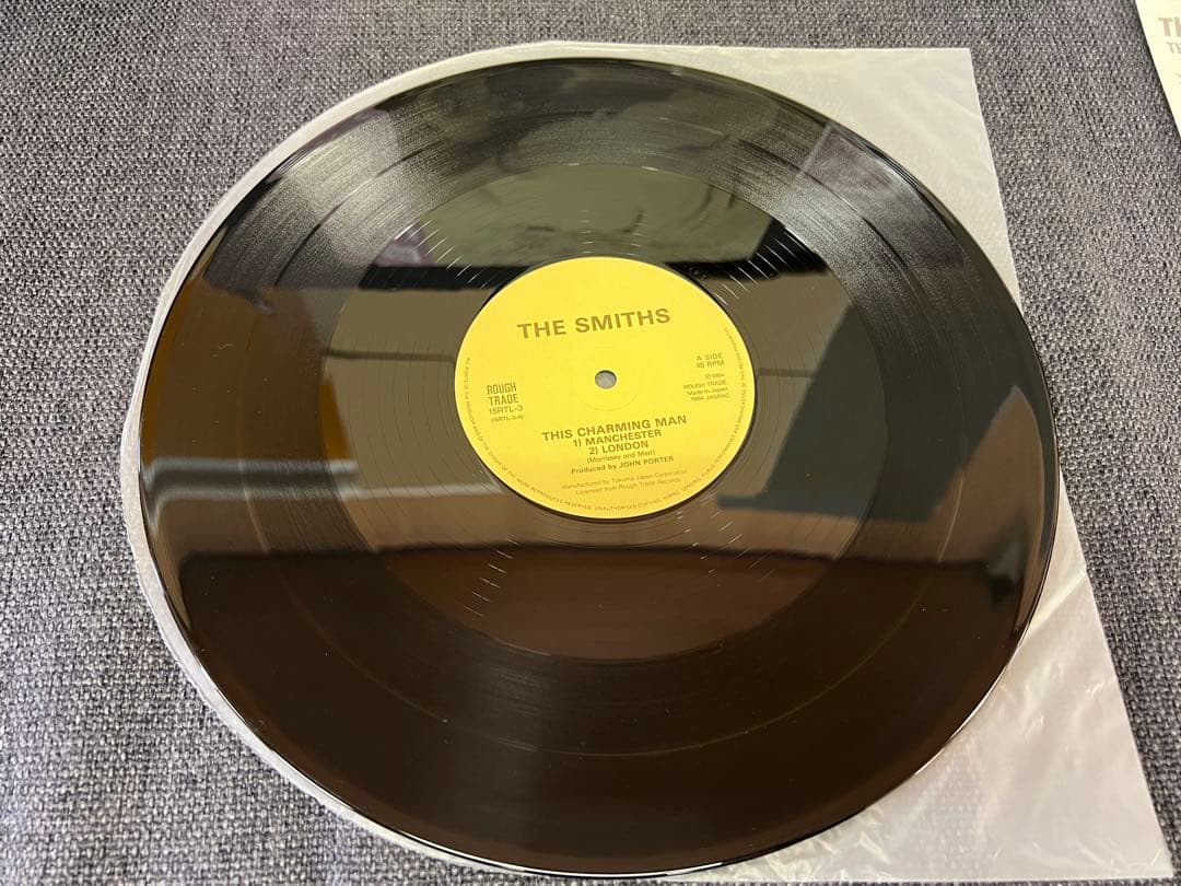 ザ・スミス ディスチャーミングマン LP洋楽レコード15RTL-3 帯付 美品