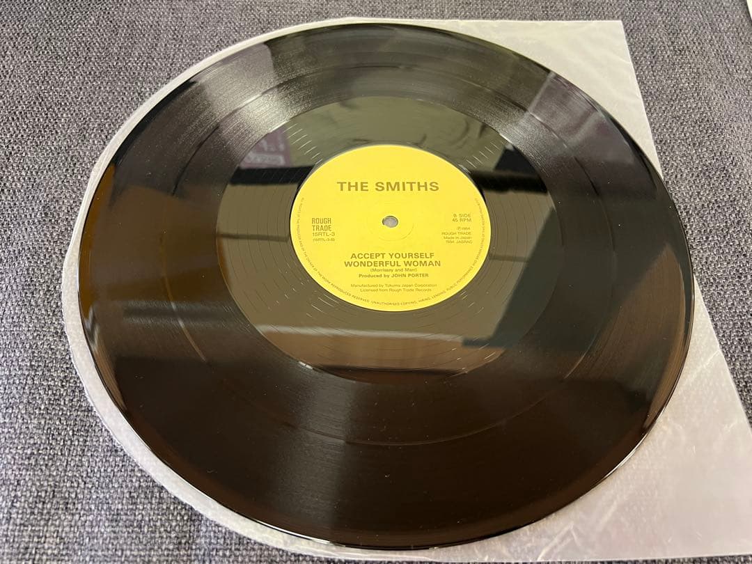 ザ・スミス ディスチャーミングマン LP洋楽レコード15RTL-3 帯付 美品