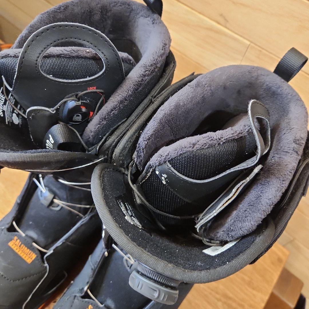 27.5cm サロモン　スノーボードブーツ　BoA　Savage