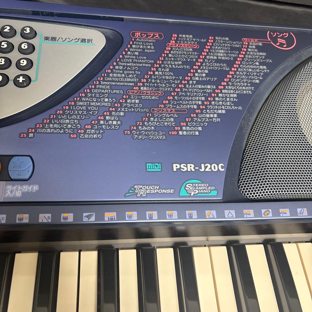 YAMAHA ヤマハ　電子ピアノ　電子キーボード　PSR-J20C