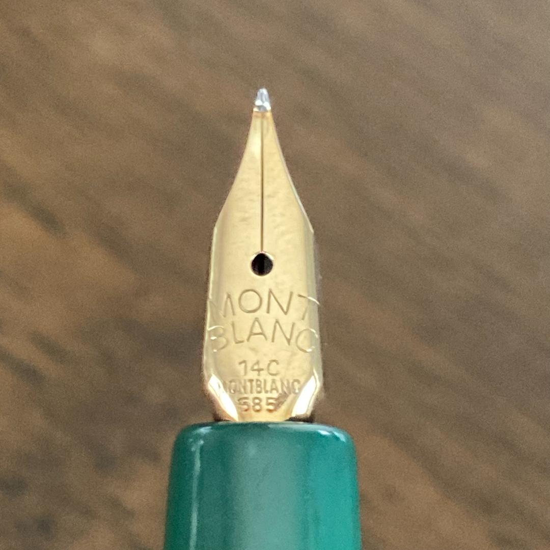 【希少】1950年代 モンブラン 252 クーゲルニブ 14C　グリーン軸