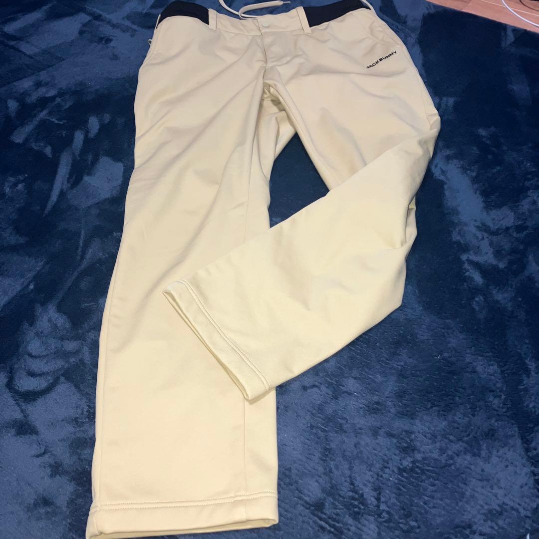極美品 ジャックバニー 裏フリース 防寒 防風 ロングパンツ 撥水 ストレッチ