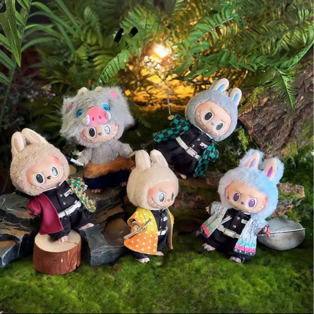 ラブブ用 服セット10点｜鬼滅の刃 風「鬼殺隊」コスプレ｜即発送