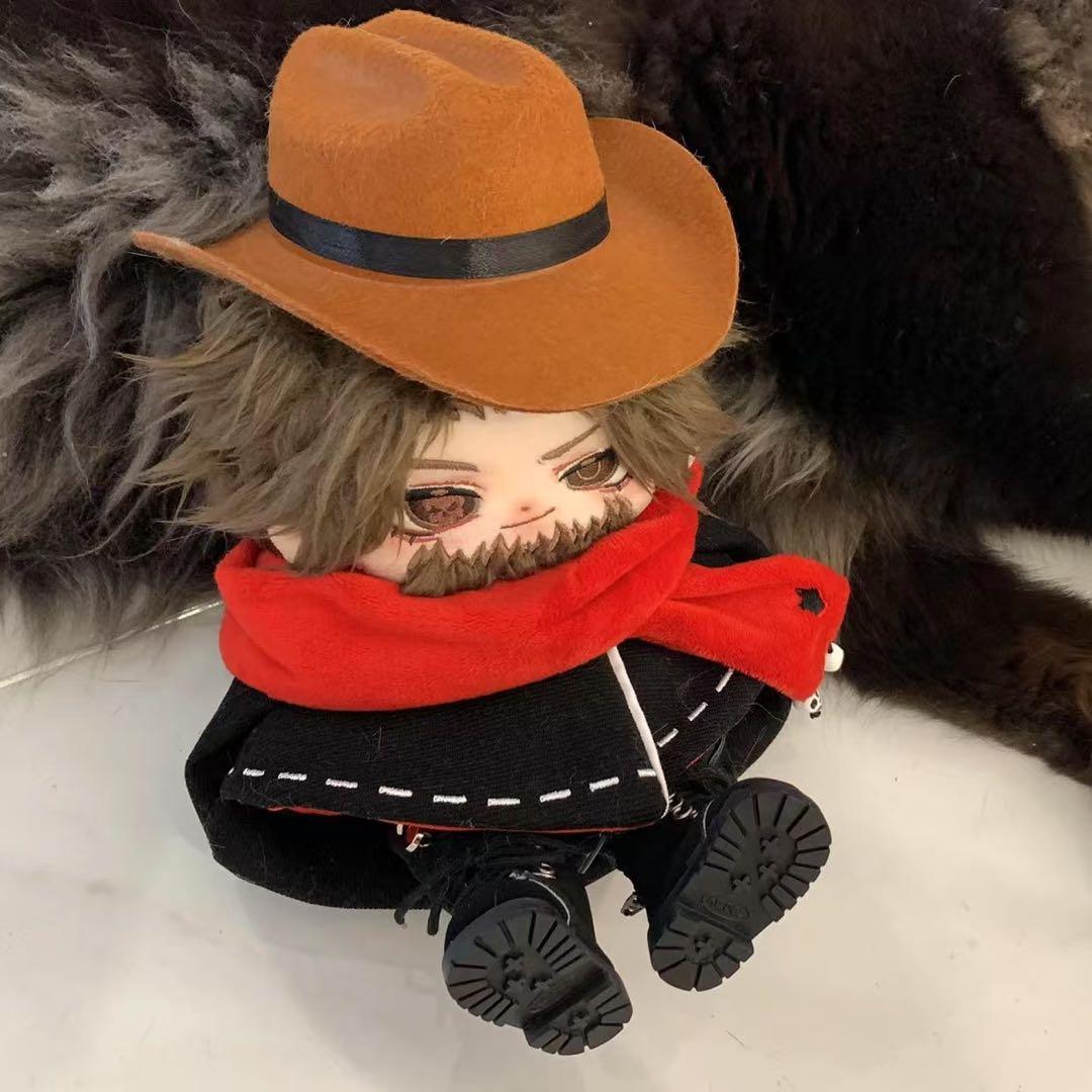 【骨あり　耳尻尾なし】着せ替えぬいぐるみ　オーバーウォッチ　キャスディ