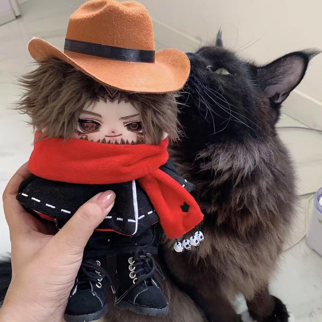 【骨あり　耳尻尾なし】着せ替えぬいぐるみ　オーバーウォッチ　キャスディ