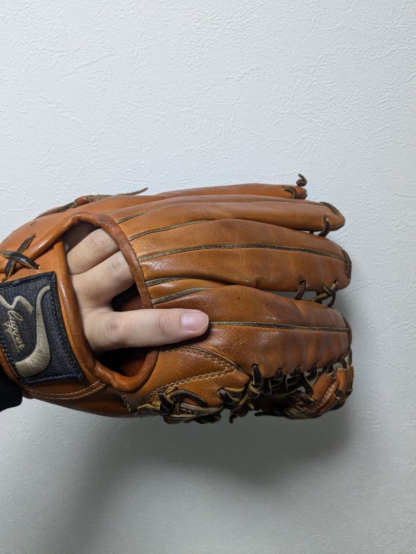 久保田スラッガー硬式野球グローブ 右投げ用 オレンジ