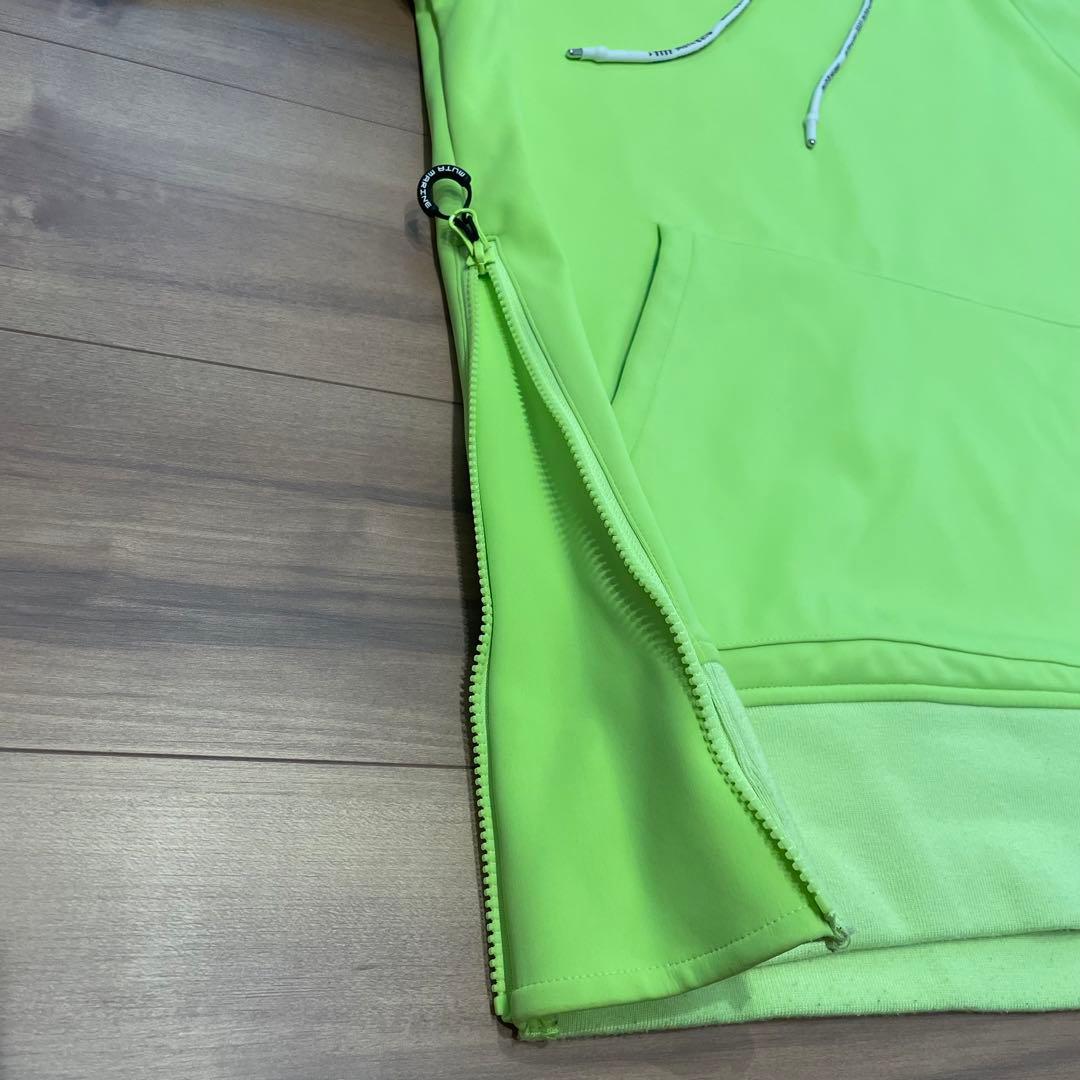 MUTA MARINE ムータマリン パーカー フーディ　蛍光イエロー サイズ5