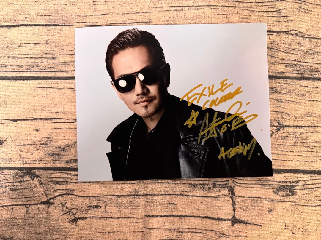 EXILE ATSUSHI エグザイル アツシ 直筆サイン写真