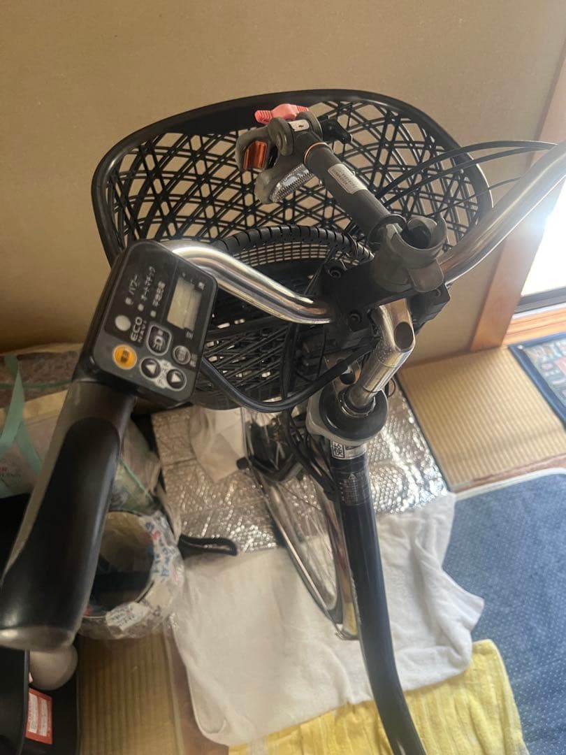 電動アシスト自転車 ブラック バッテリーとバッテリーの充電器セット【ジャンク品】