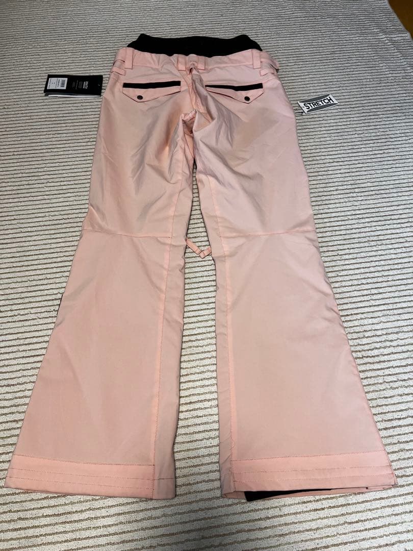新品　ニキータ　スノーボード　パンツ　レディースＬ　ホワイトピンク　ストレッチ