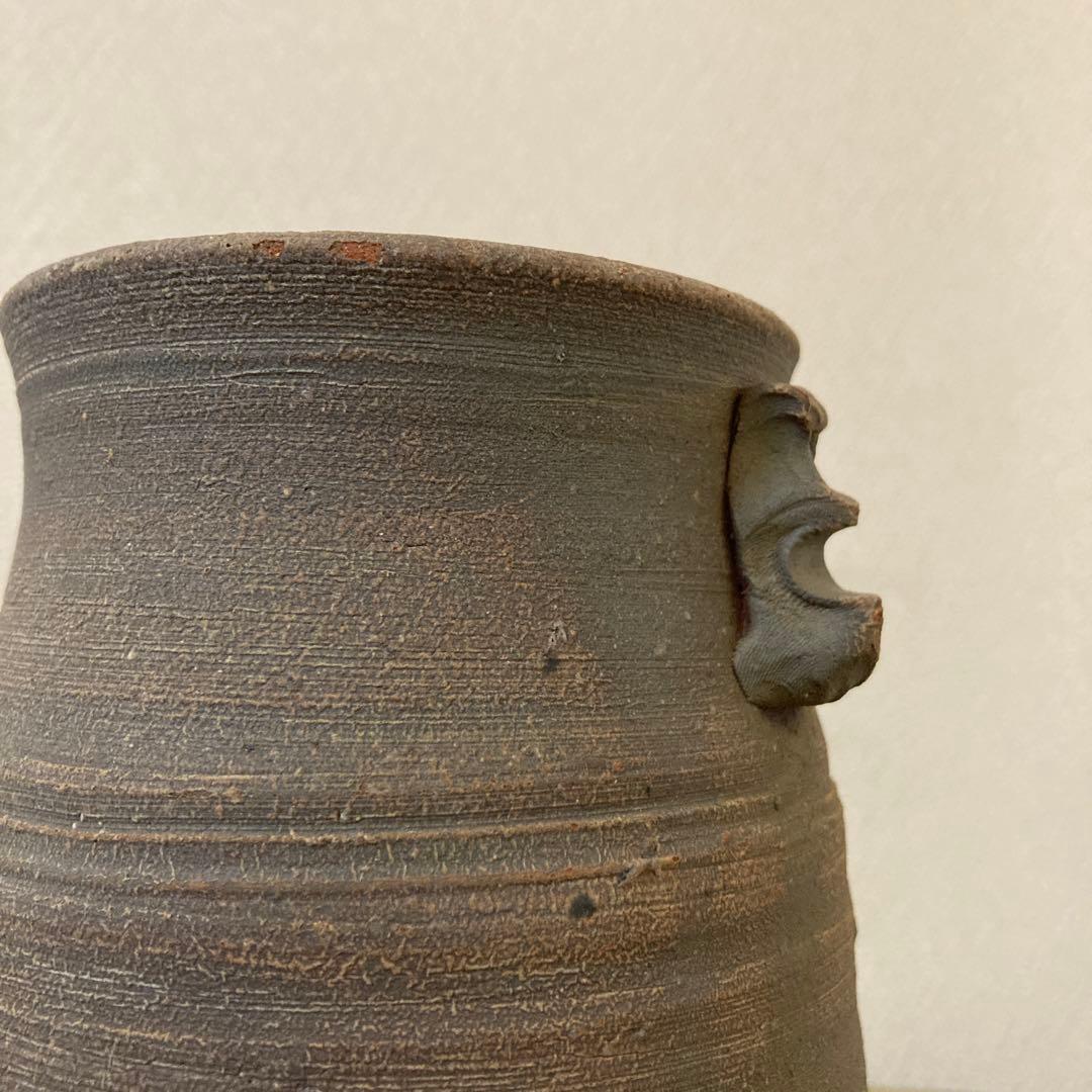 古備前　古花瓶　花生