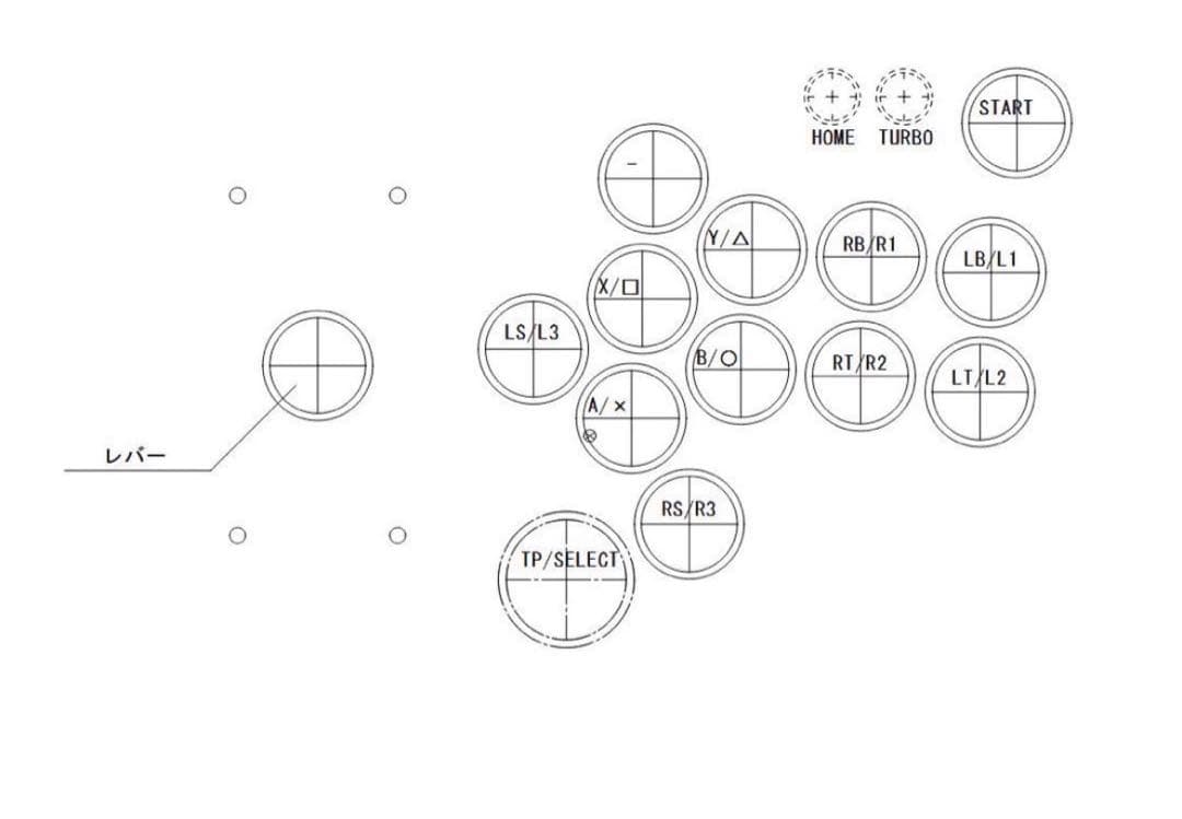 【CPC-L24】アーケードコントローラー　アケコン　24mm φ24 増設
