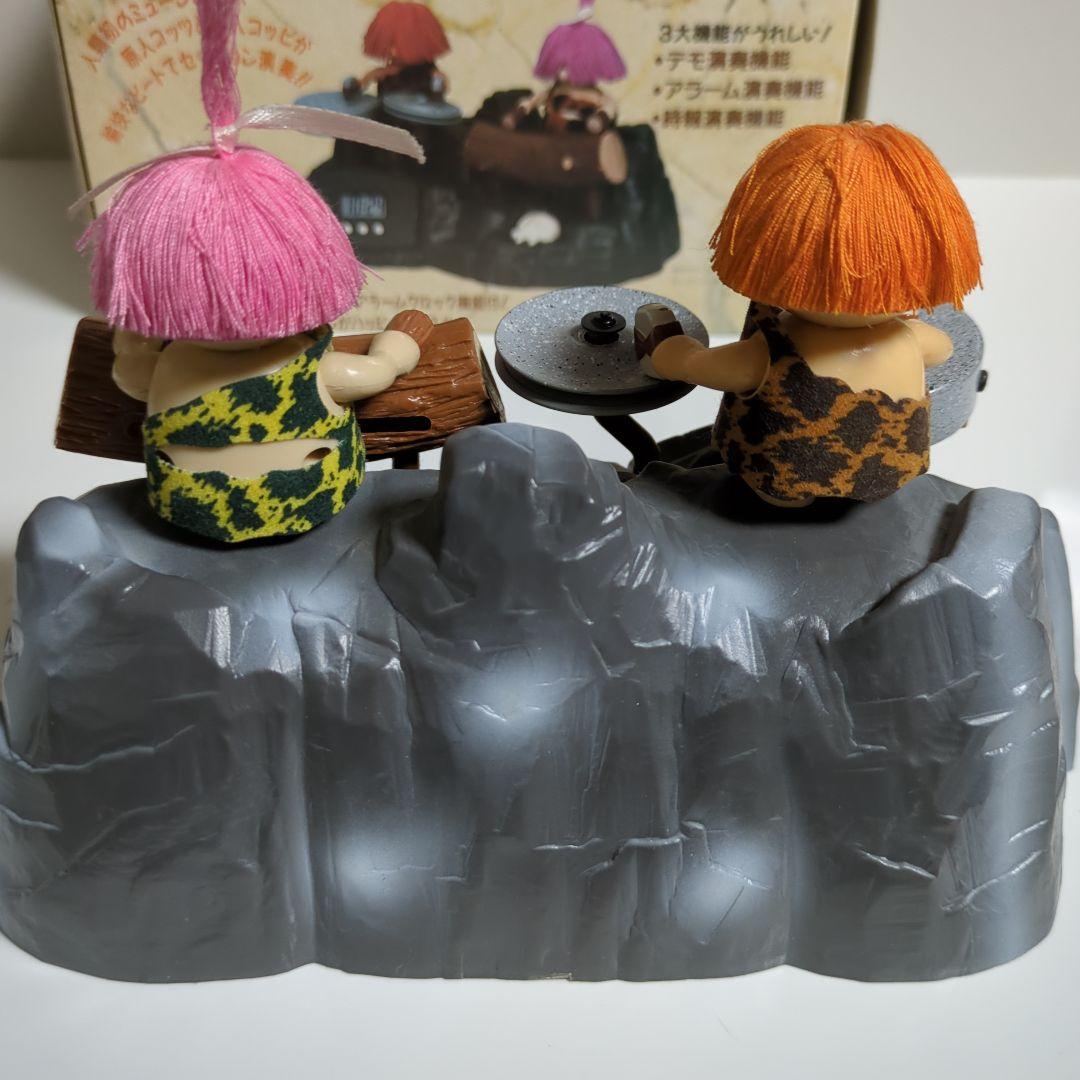 コッツンタイム　原人コッツシリーズ 目覚まし時計　昭和レトロ玩具