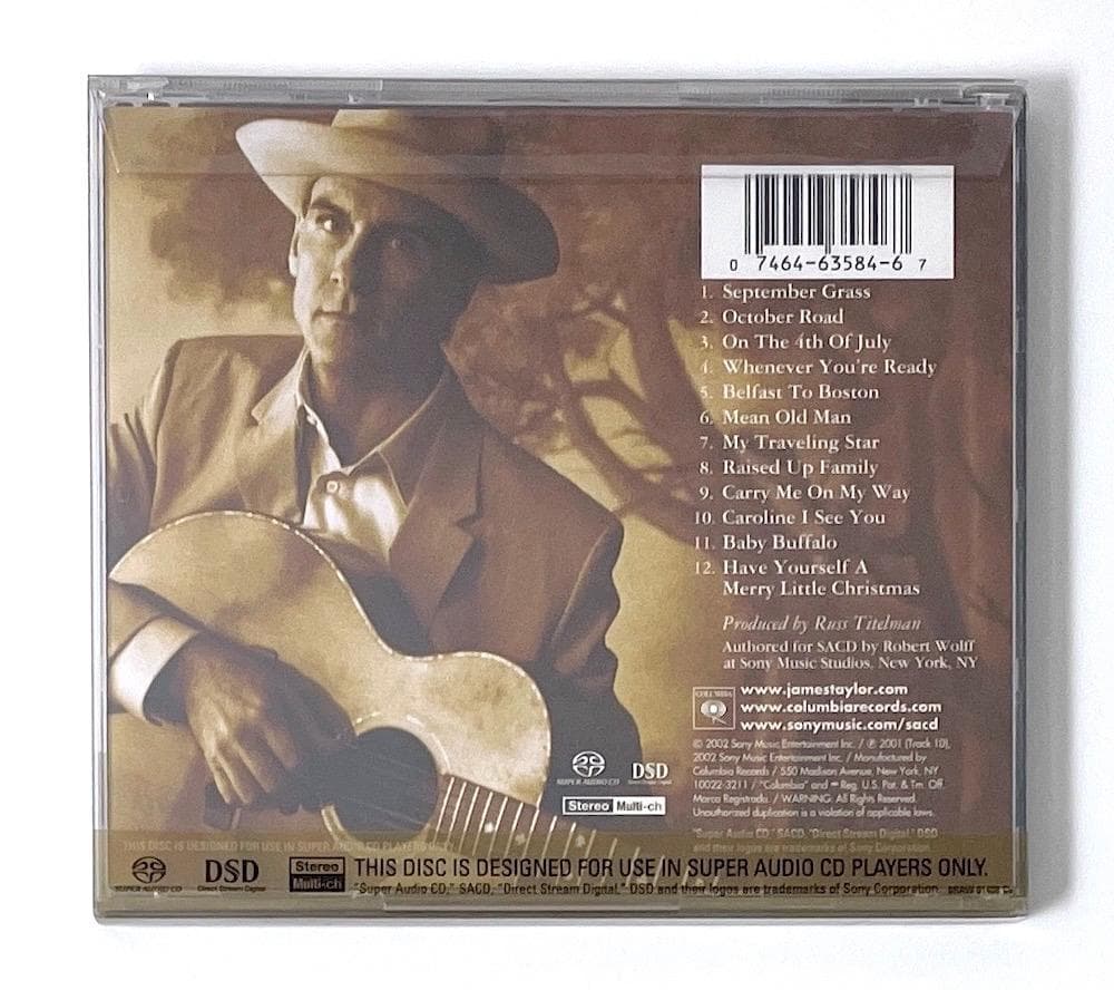 廃盤 SACD ジェイムス・テイラー オクトーバー・ロード アウターケース付き