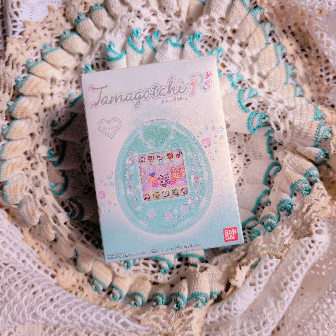 【たまごっちぴーす】バンダイ Tamagotchi P's ミントグリーン　箱