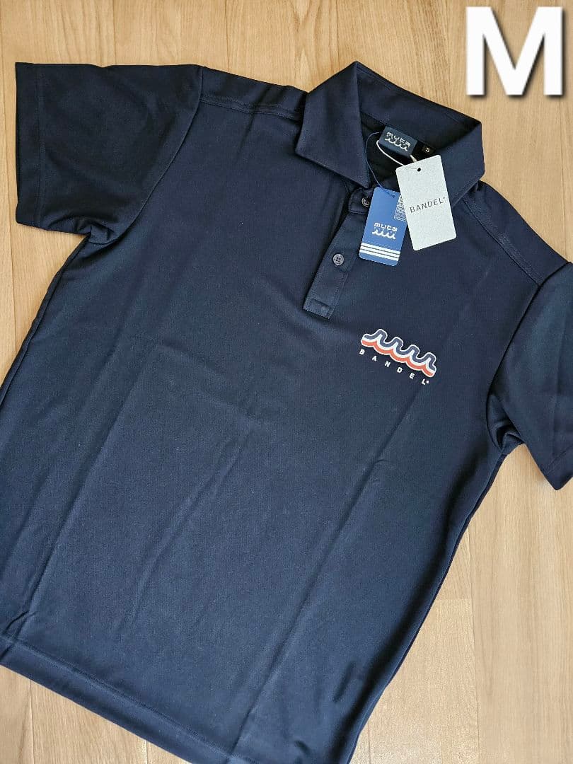 【BANDEL×muta】コラボ　ポロシャツ　ネイビー　新品未使用
