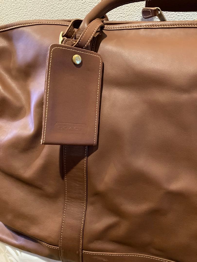 美品　お値下げしました！COACH 2wayボストンバッグ　大容量 ブラウン