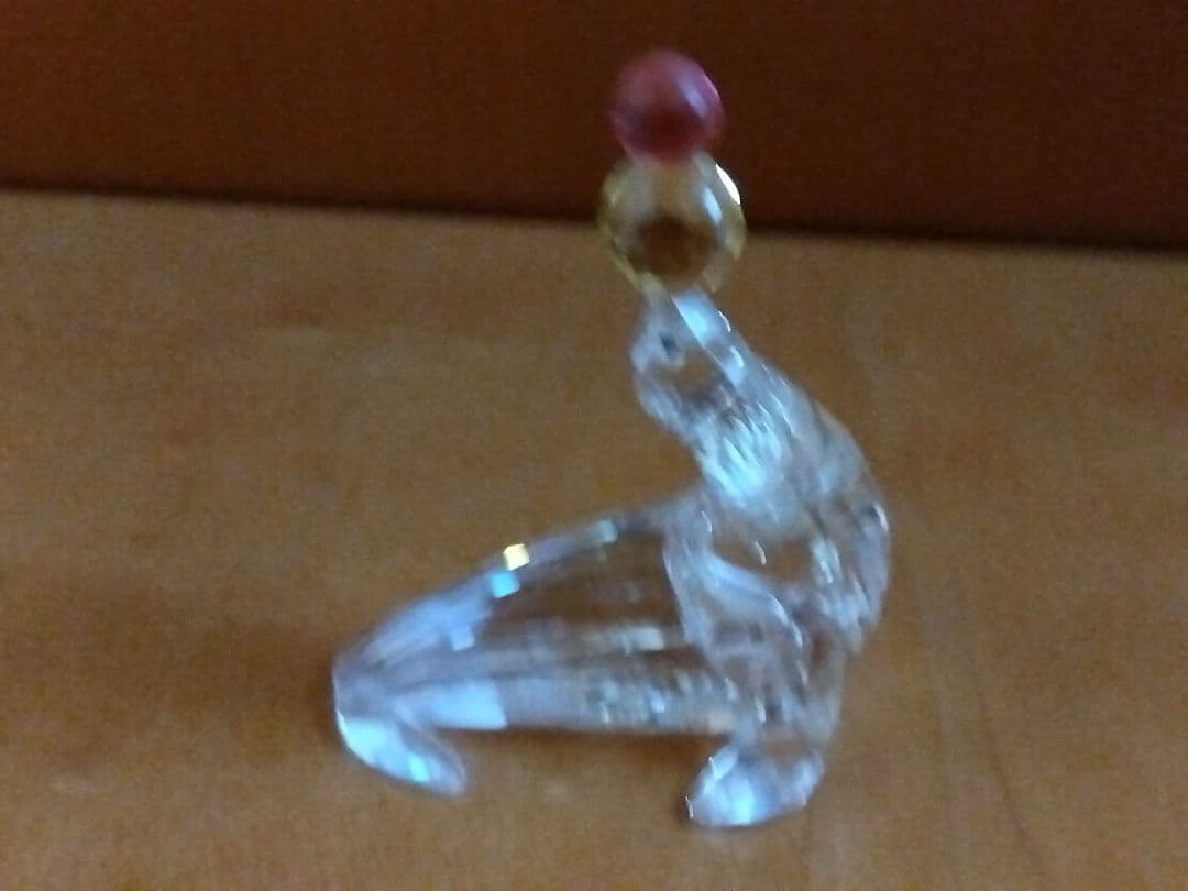 スワロフスキーのアシカの置物