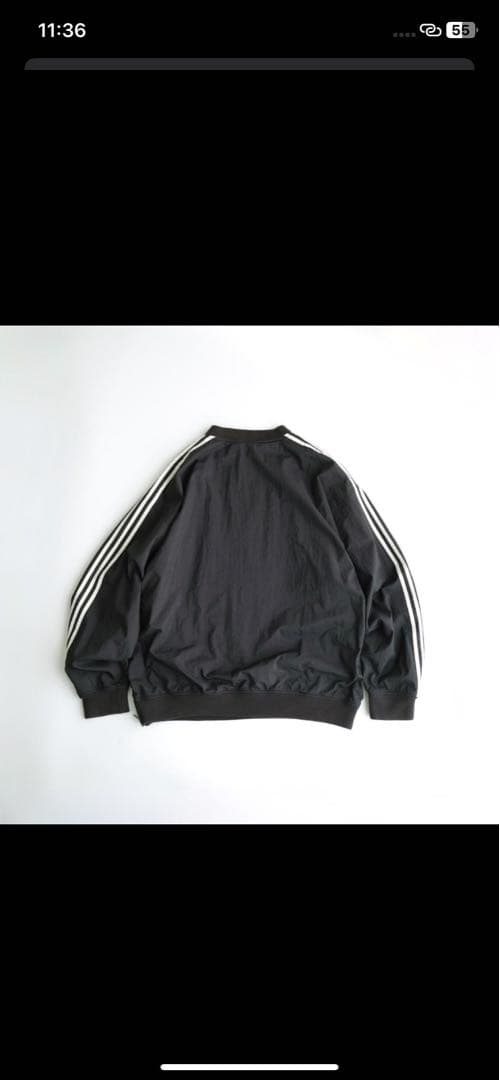 ウェア adidas 90's Pullover nylon Black XL