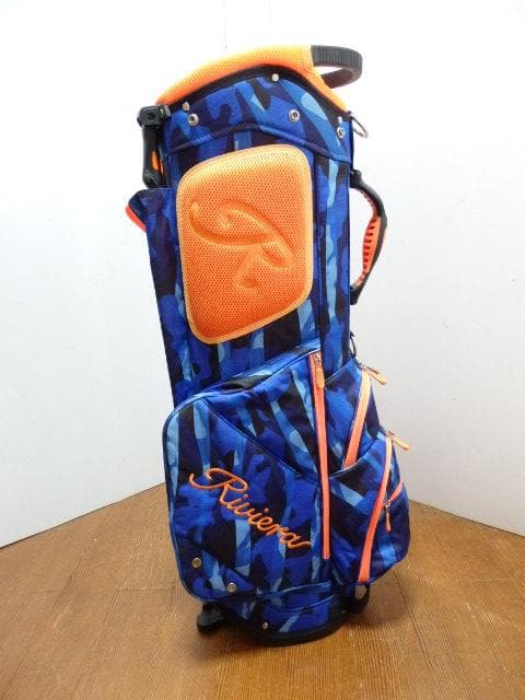 ◆訳あり：超美品：リビエラ・スタンド付キャディバック◆