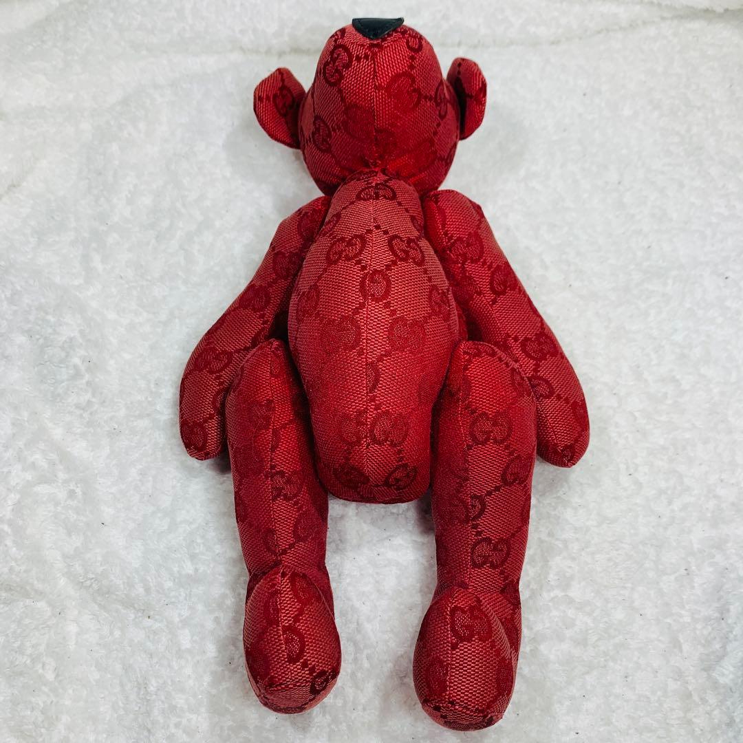 ⭐️グッチ　GUCCI　テディベア　GGブランドロゴ総柄　キャンバス