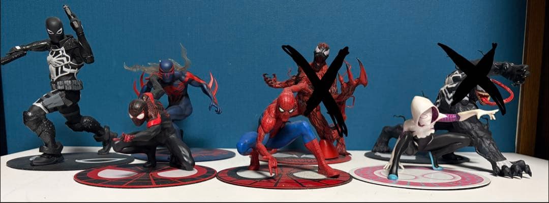 コトブキヤ ARTFX+ スパイダーマンフィギュア 5体セット