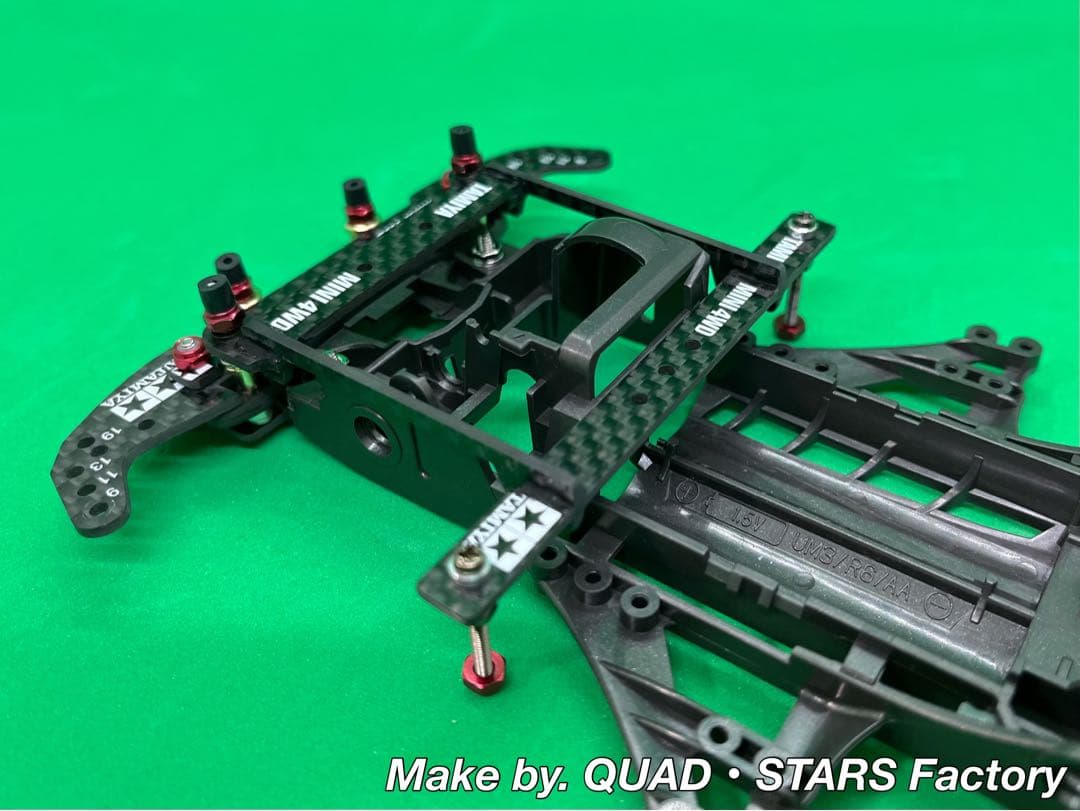 【ミニ四駆・FM-A用】2軸ATピボット＋1軸リヤアンカー　J-CUP2023