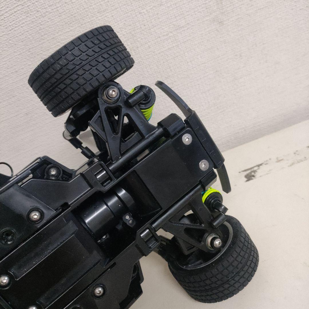 タミヤ MB-01シャーシ、 オプション装備、サーボ、フィアットボディ付き