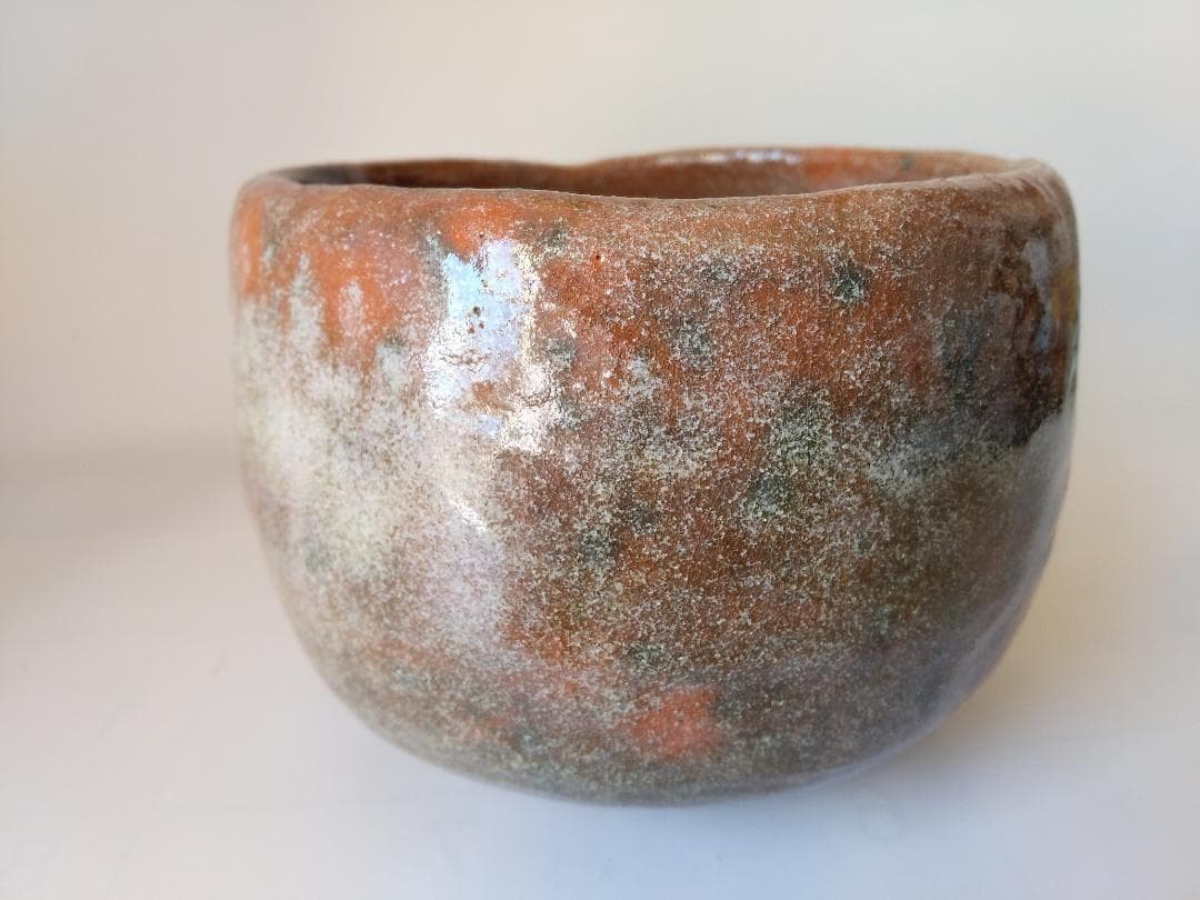 赤茶碗 具栄 作 妙見山 黒川 澤田博之 焼成 赤楽茶碗 茶道具 茶碗 新品