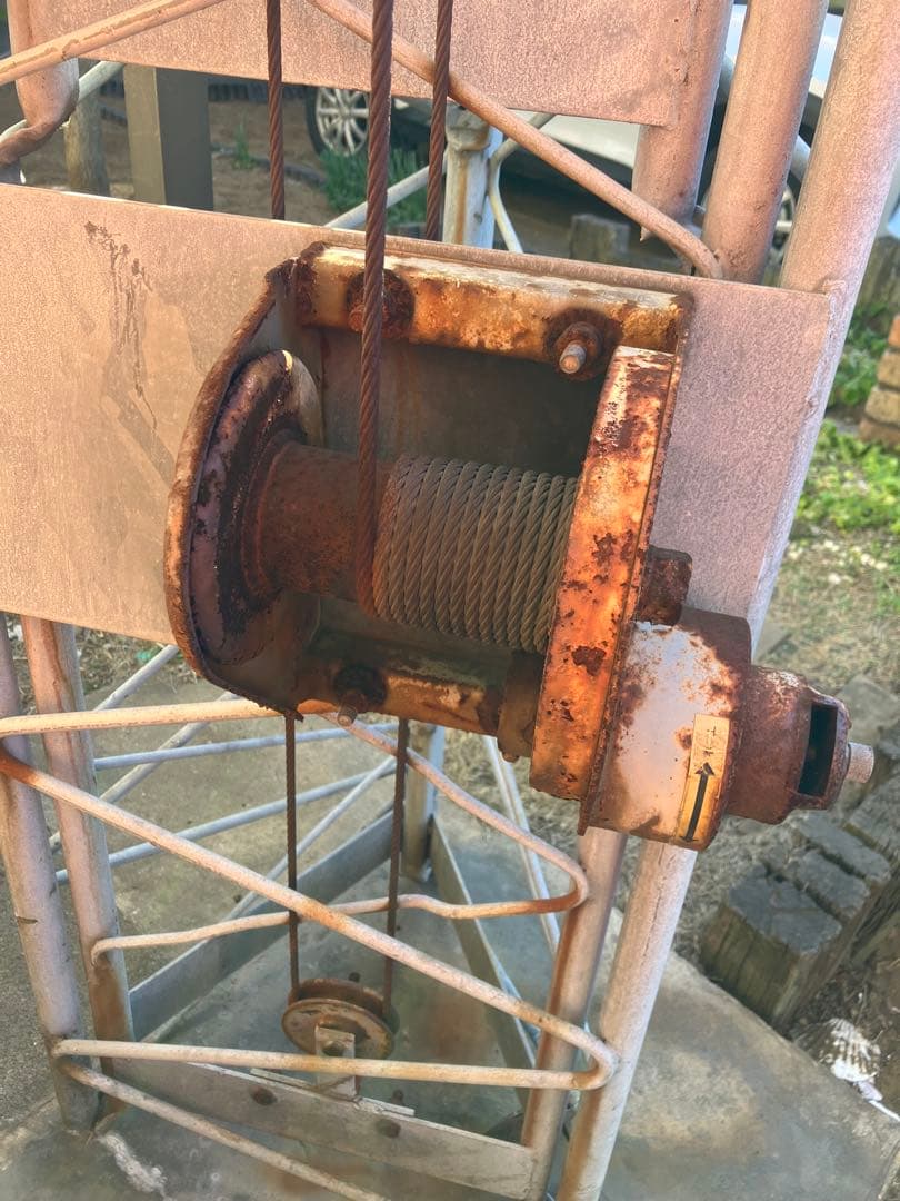 アンテナタワー クランクアップ手動式（16m〜6.5m）