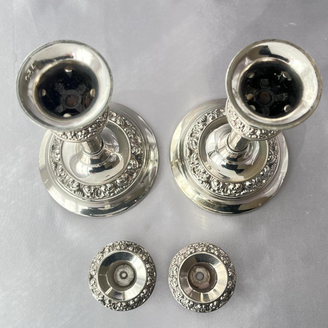 【IANTHE】薔薇のキャンドルスタンド ペア シングルスタンド