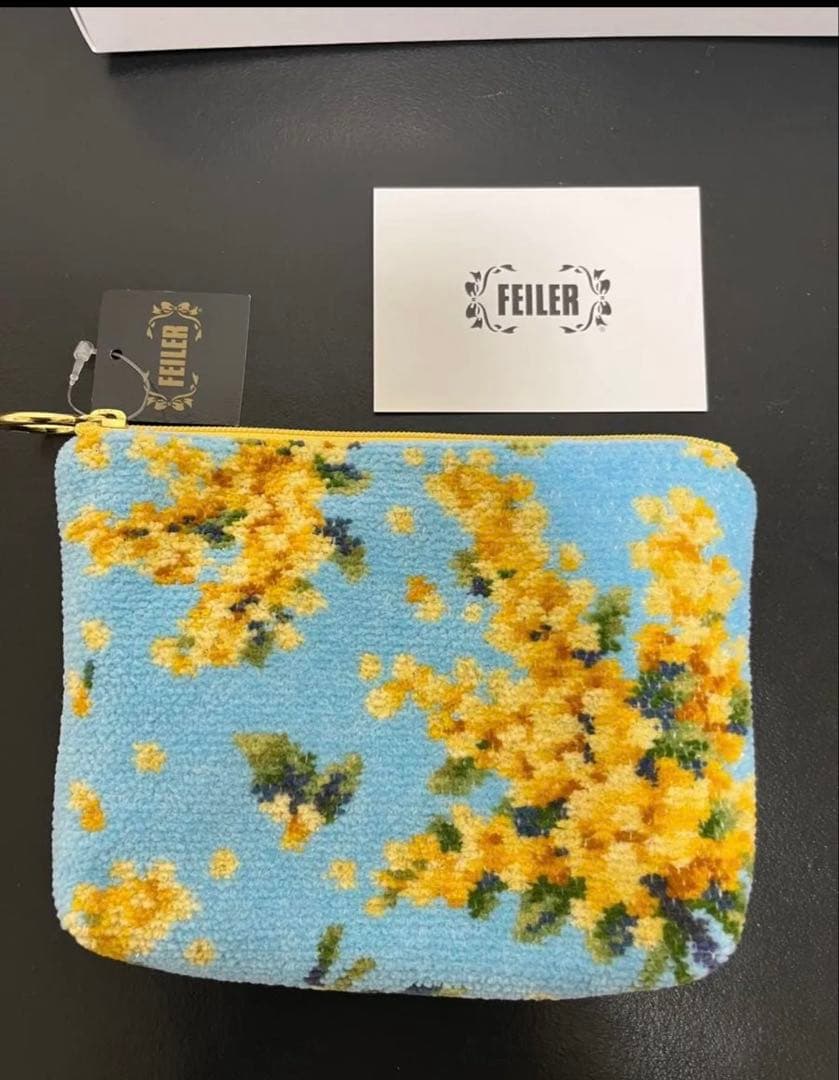 レモンジーナ様　フエイラー ミモザソラーレ タオルハンカチ　ゲストタオル　ポーチ