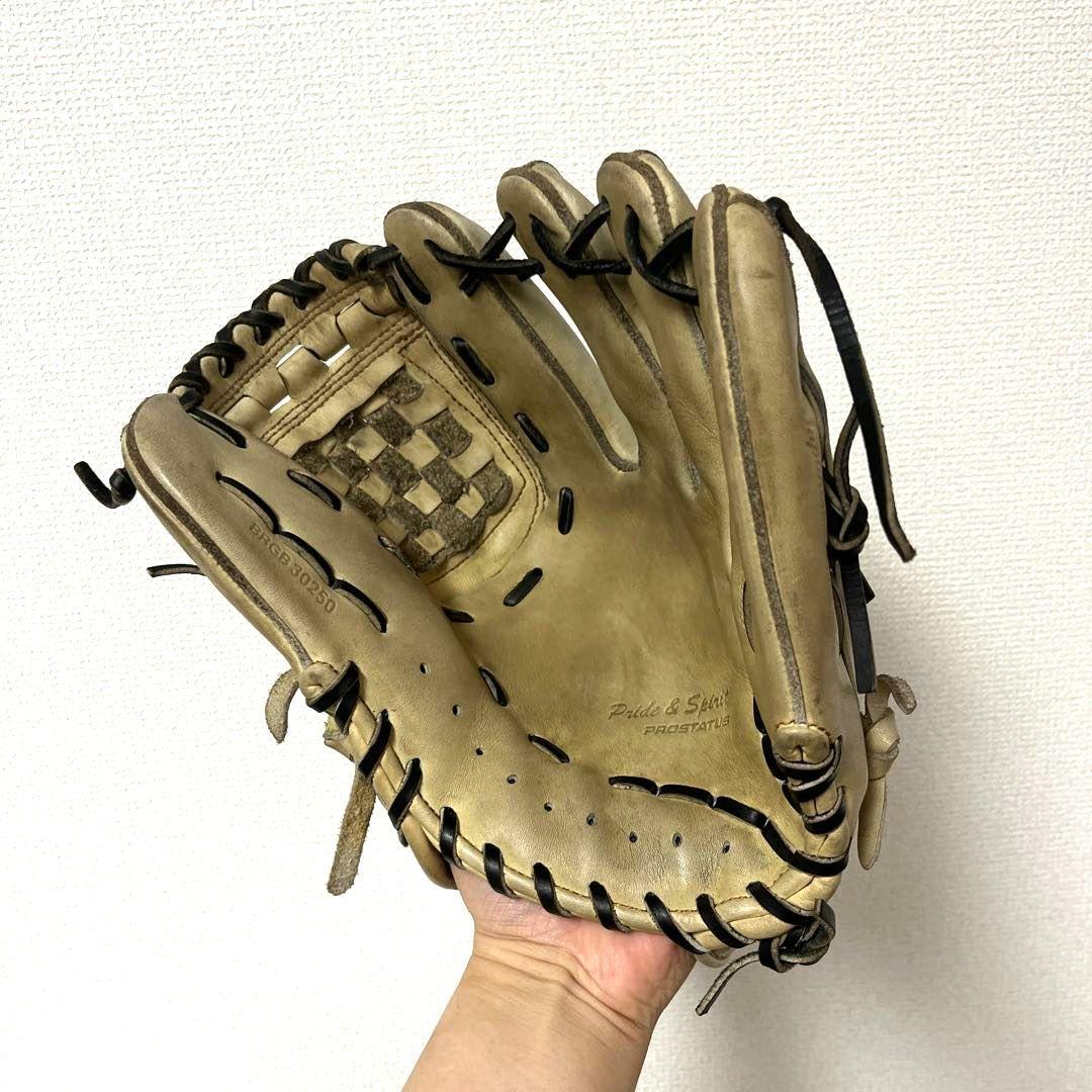 648 ZETT プロステイタス 源田モデル 型抜群 美品 軟式 内野手グローブ