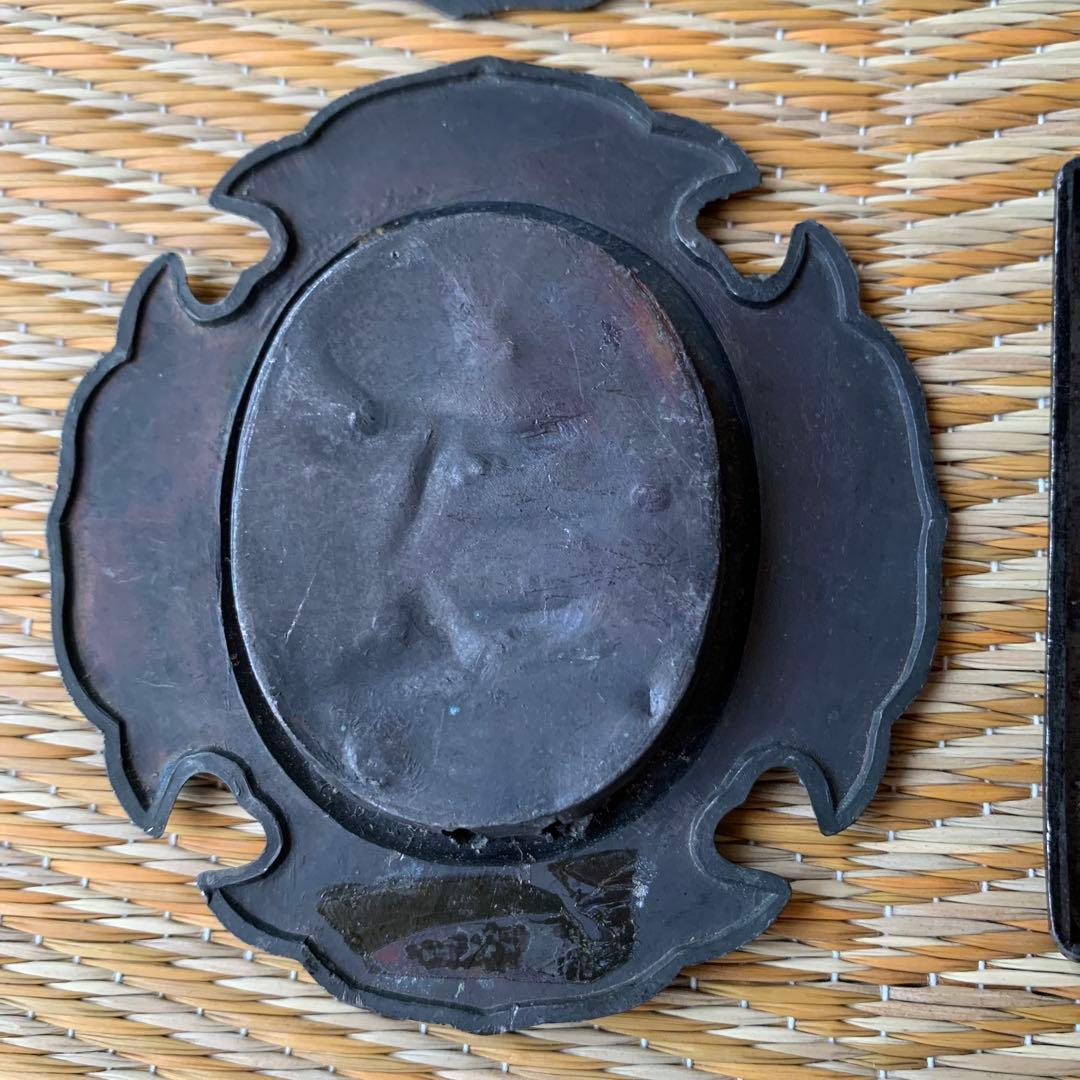 アンティーク 引手 金工 襖