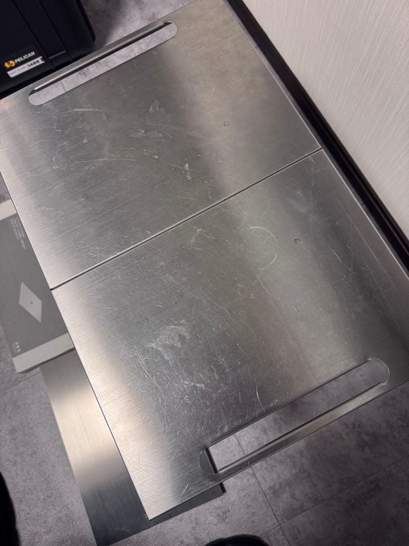 スノーピーク　焚火myテーブル　ステンレストレー付き　peak