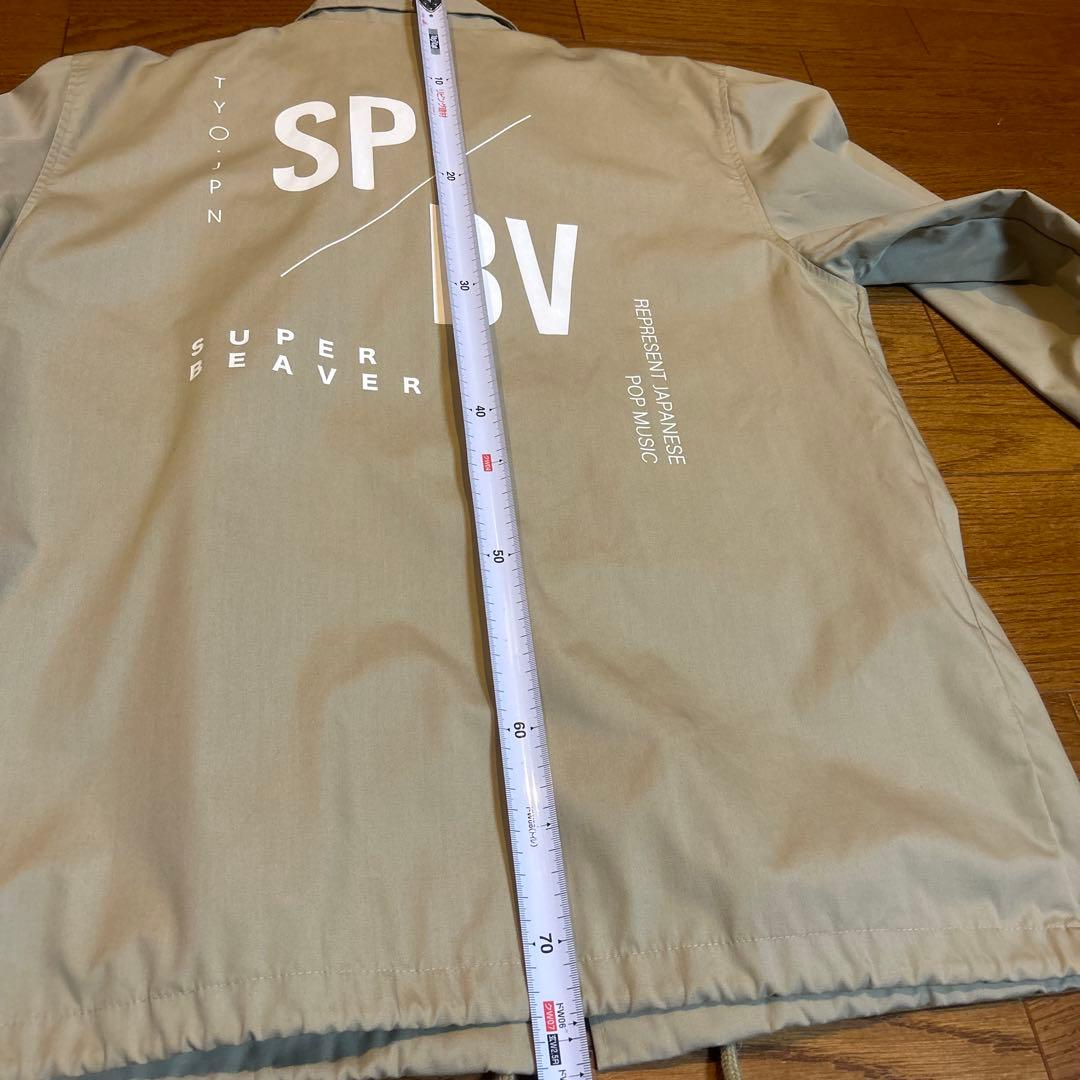 スーパービーバー　Lサイズ　受注生産コーチジャケット　中古　ベージュ