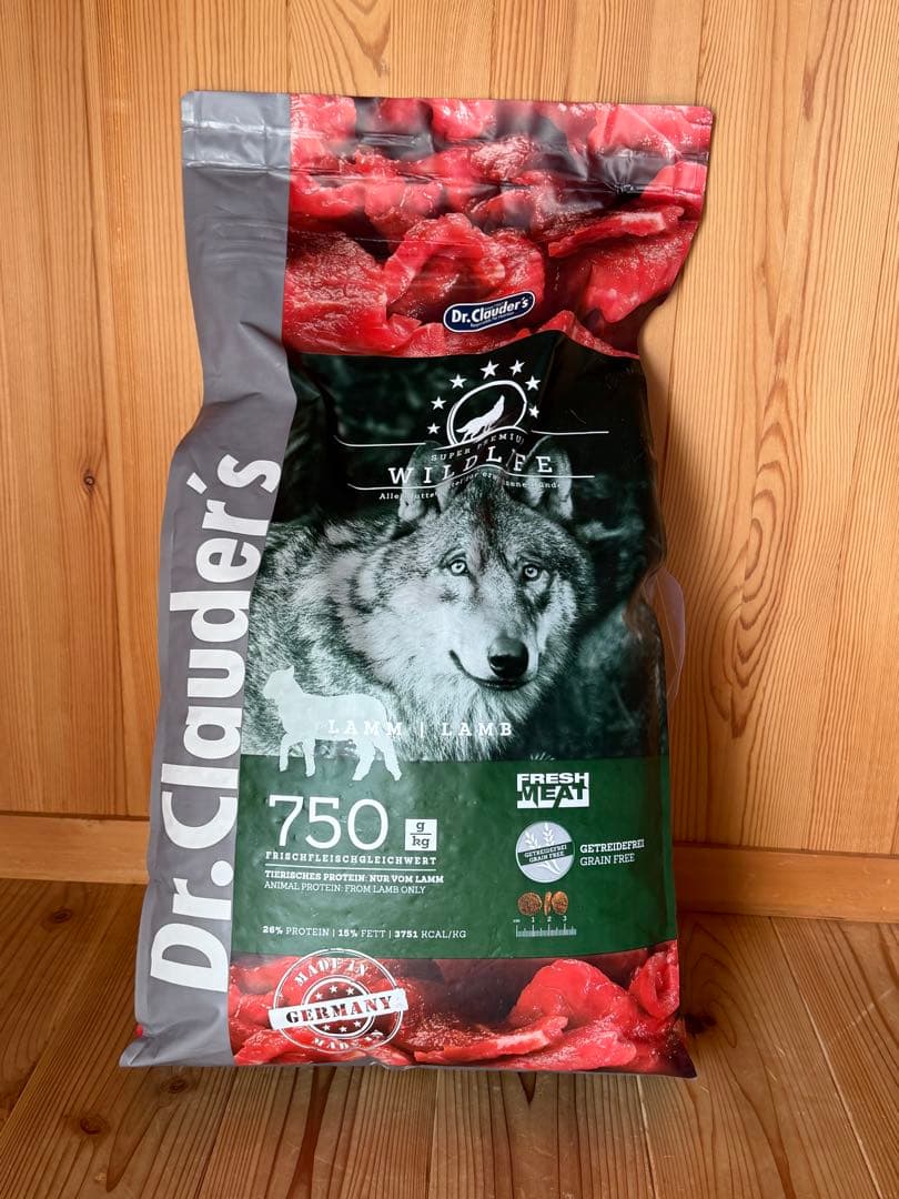 Dr. Clauder's ドライフード 11.5キロ　ワイルドライフ　ラム