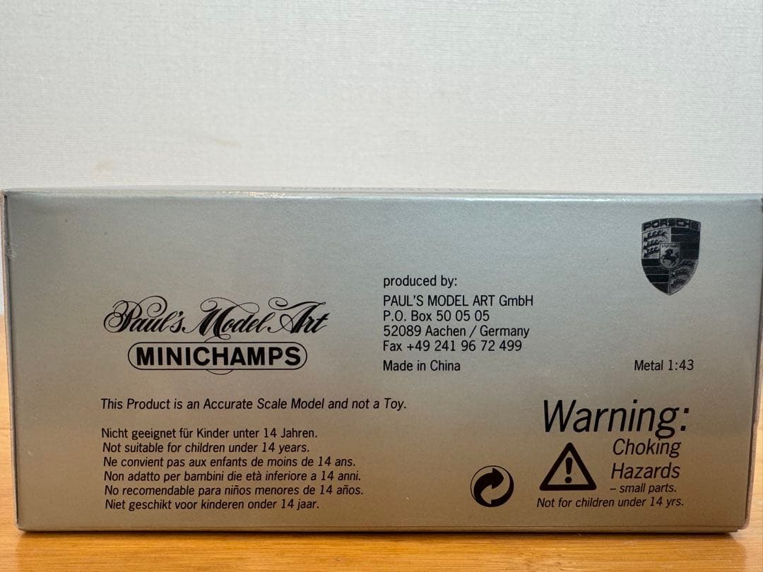 【MINICHAMPS】Porsche 993GT1 Le Mans 1996
