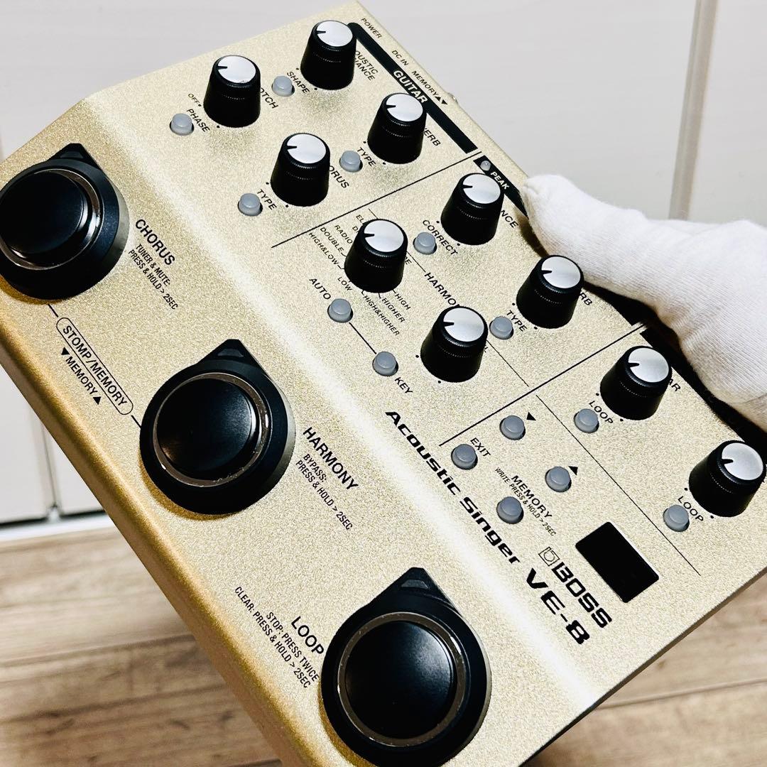 【使用少 極美品】BOSS VE-8 Acoustic Singer