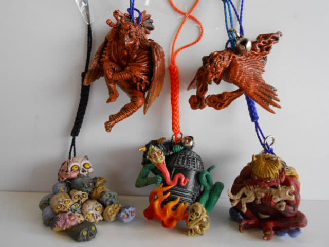 ♯Jut16Oo　カプセルQミュージアム妖怪根付2立体図百鬼夜行全10種