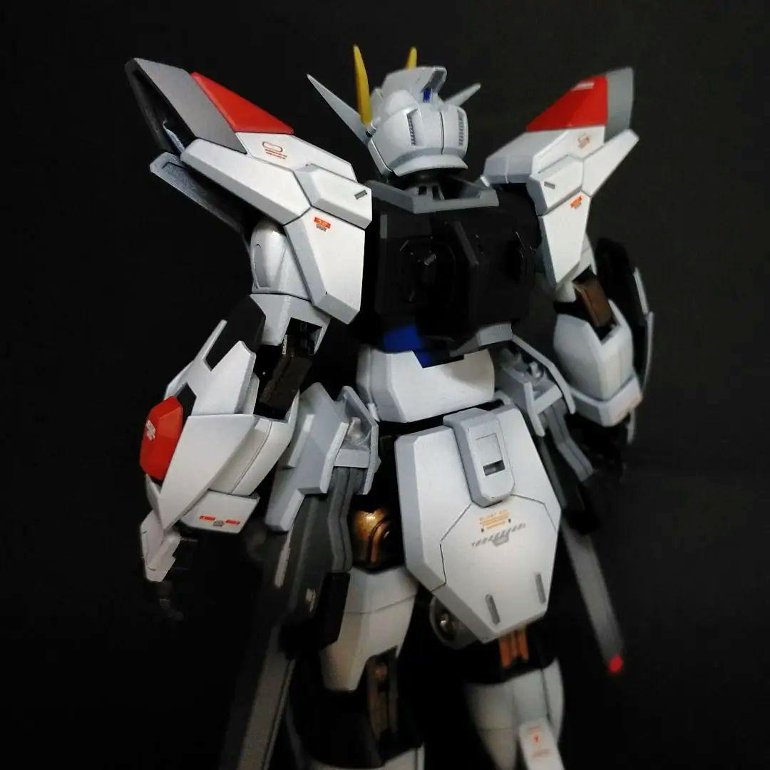 HGCE マイティーストライクフリーダムガンダム 全塗装完成品(胴体延長改修)