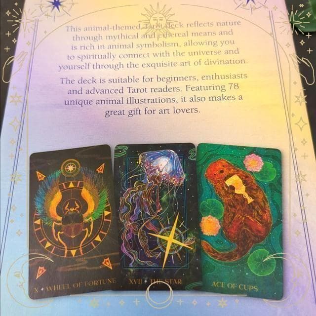 【正規品タロットカード】芸術的で美麗✨神秘的で幻想的に描かれた動物たちのデッキ