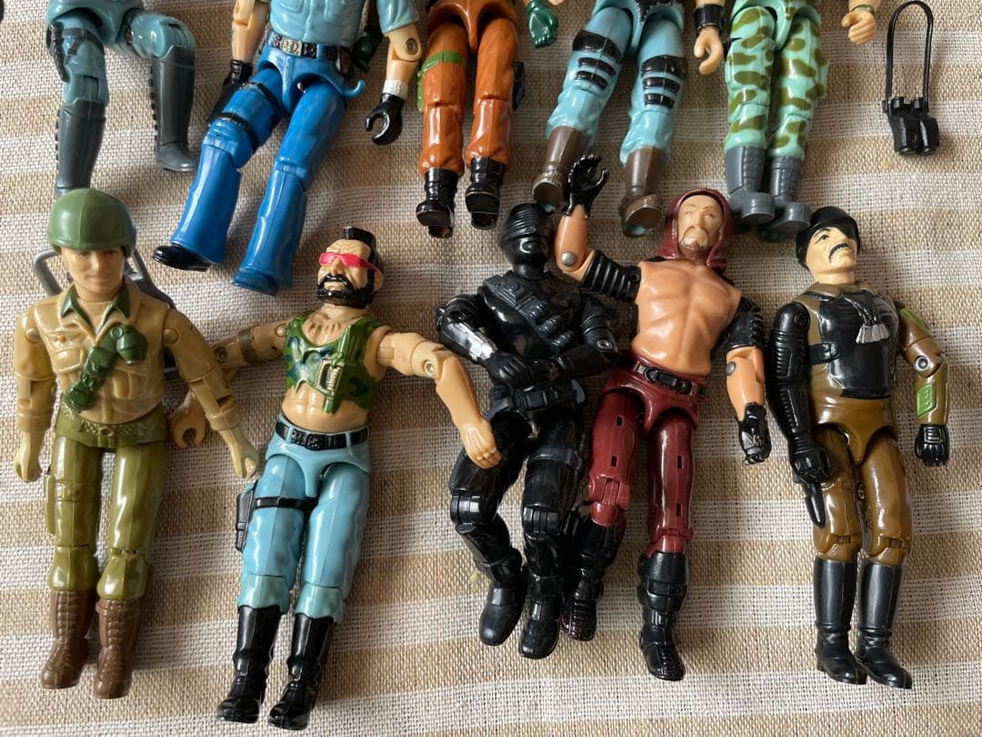 【G.I.ジョー】ミリタリーフィギュア 10体セット 武器付き