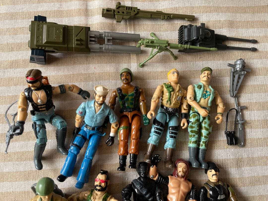 【G.I.ジョー】ミリタリーフィギュア 10体セット 武器付き