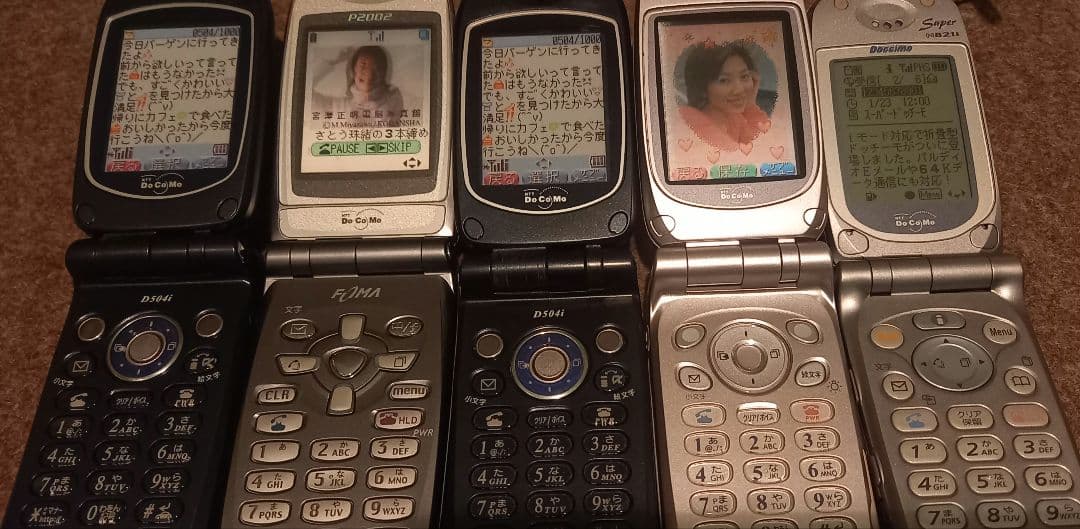 携帯電話　展示用模型　15台セット　希少90年代ガラケー
