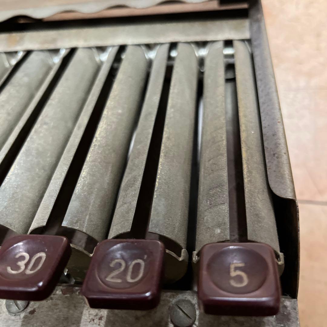 昭和レトロ B.S.Dマーク Change キャッシュボックス 釣り銭機