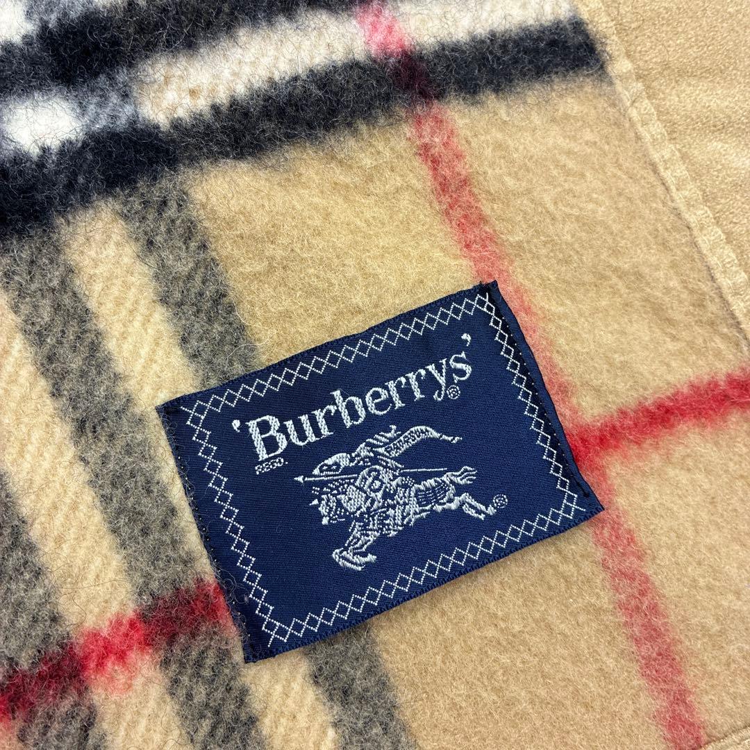 Burberry 大判毛布　ウール　100% 西川