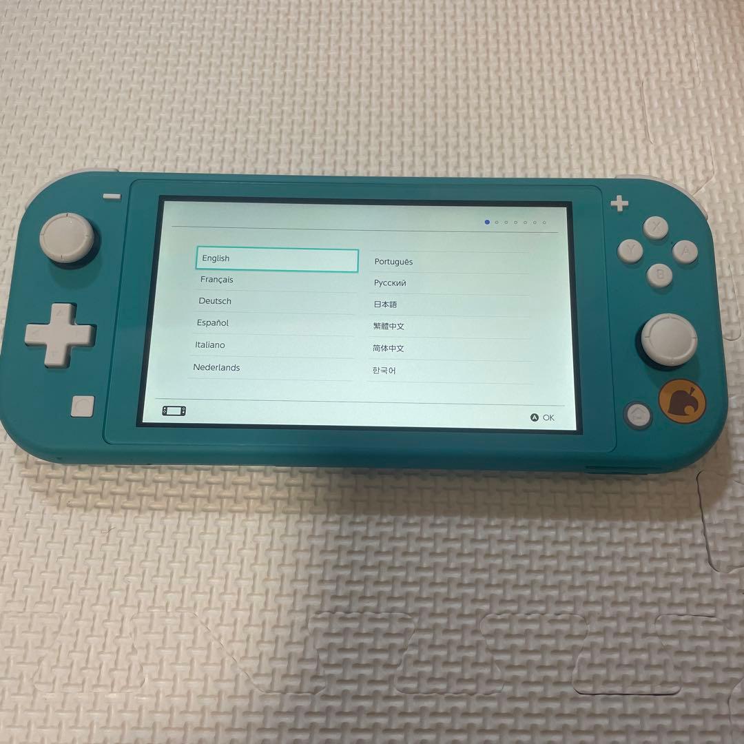 Nintendo Switch Lite アクアブルー どうぶつの森デザイン